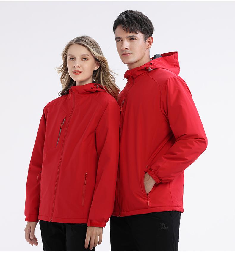 9D11 polar fleece solid color jacket