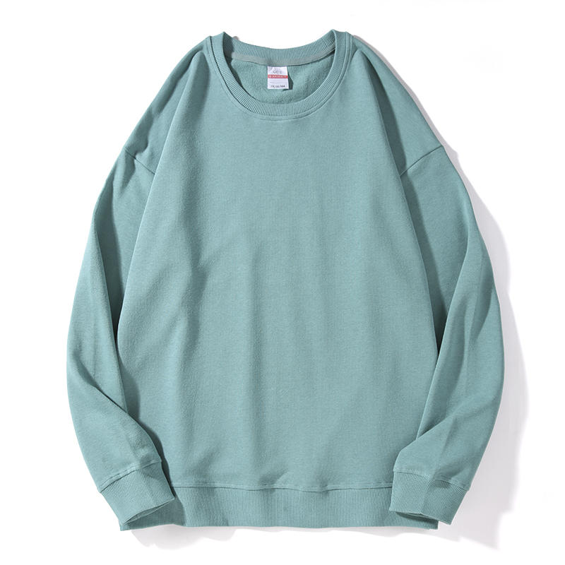 F-027#300g drop shoulder round neck sweatshirt