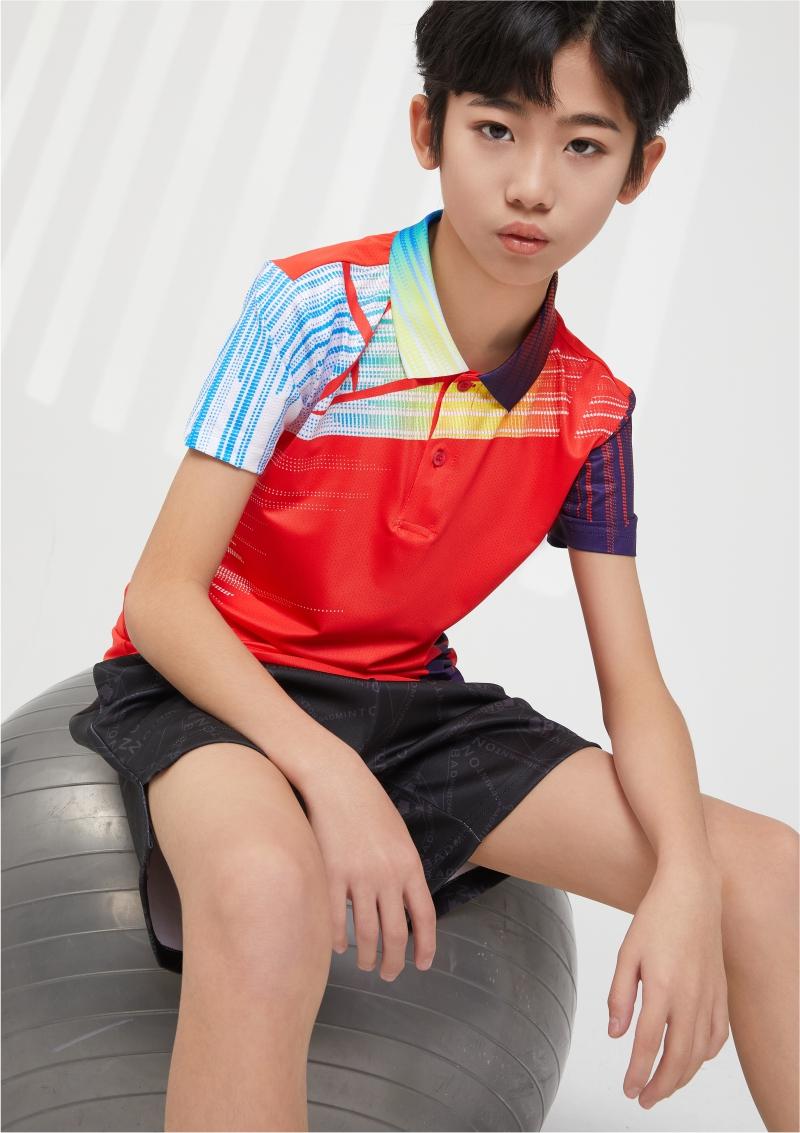 7901A men table tennis, badminton and volleyball tops, 7901B women and children clothing