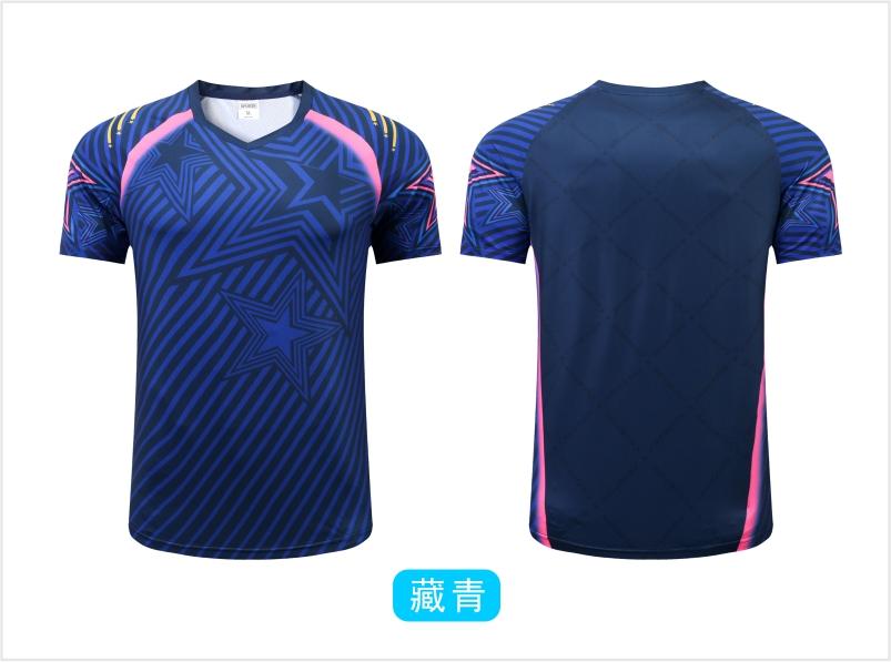 6908A men table tennis and badminton tops, 6908B women and children clothing