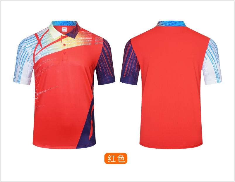 7901A men table tennis, badminton and volleyball tops, 7901B women and children clothing