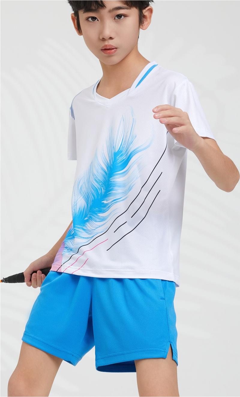 7904A men table tennis, badminton and volleyball tops, 7904B women and children clothing