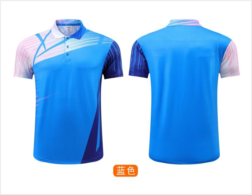 7901A men table tennis, badminton and volleyball tops, 7901B women and children clothing