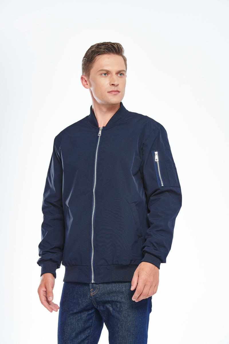 J21 flight jacket, single-layer stand-up collar jacket 21J