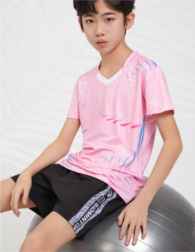 7905A men table tennis, badminton and volleyball tops, 7905B women and children clothing