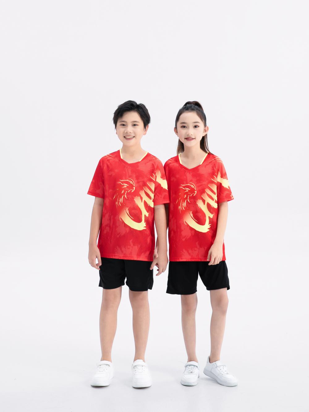 J-2027 Table tennis, badminton and volleyball tops, shorts, suits, Olympic Games uniforms