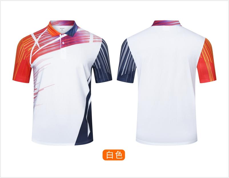 7901A men table tennis, badminton and volleyball tops, 7901B women and children clothing