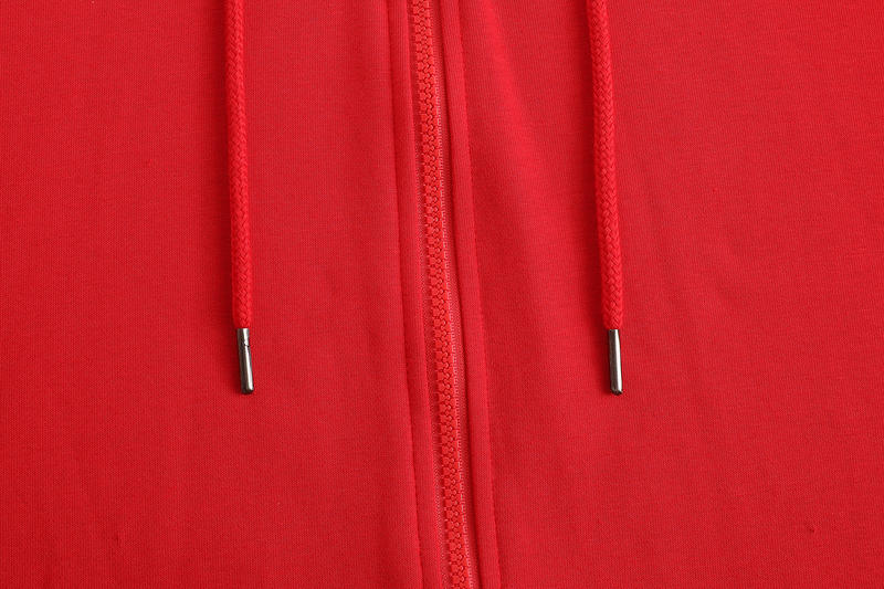 DD103# 310G E-commerce Hooded Zipper-11 Colors Thin