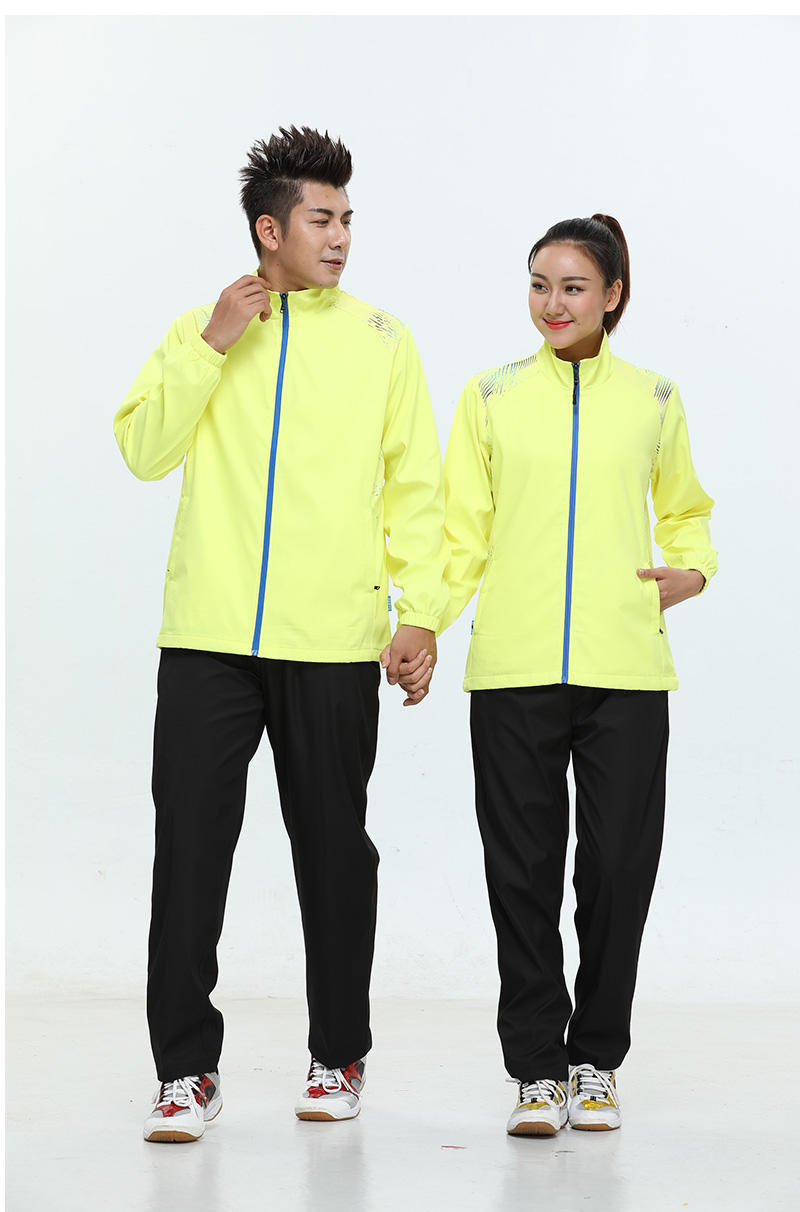 986091# top, 976291# trousers Men woven sports suit