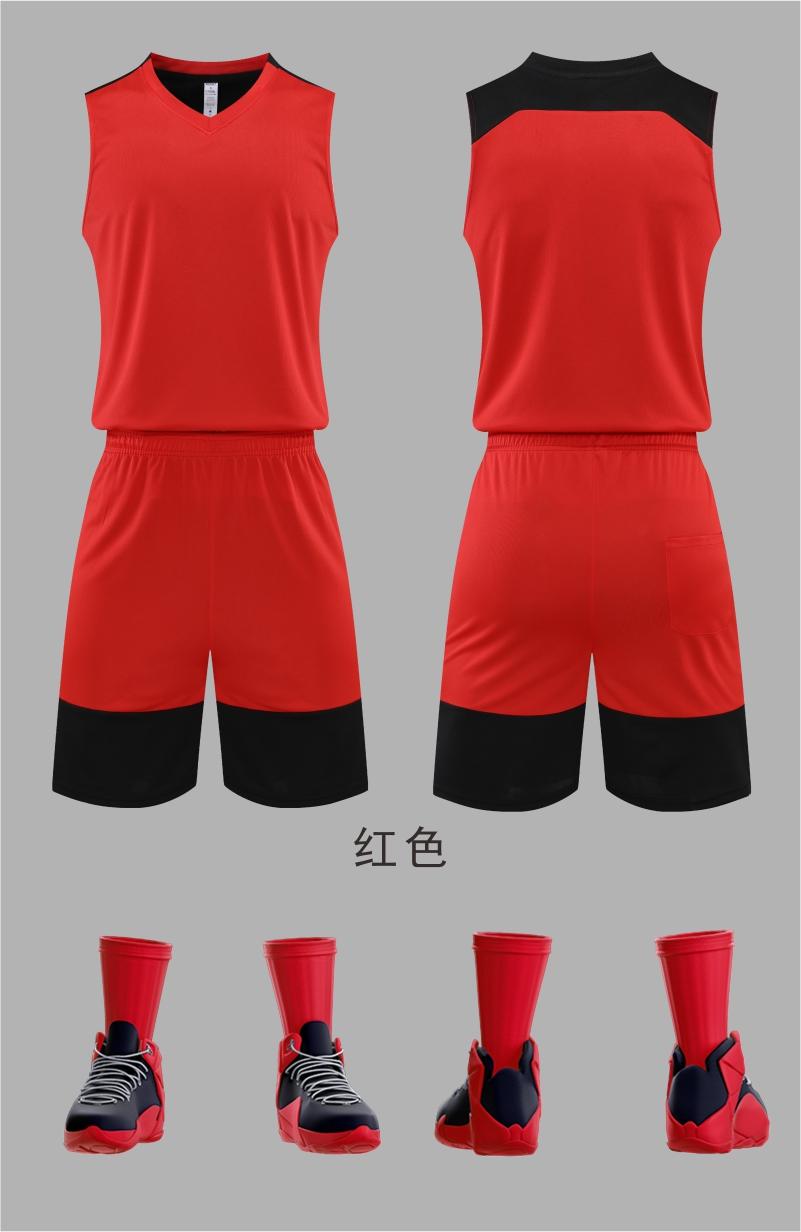 055# Cost-effective adult and children basketball uniform suit