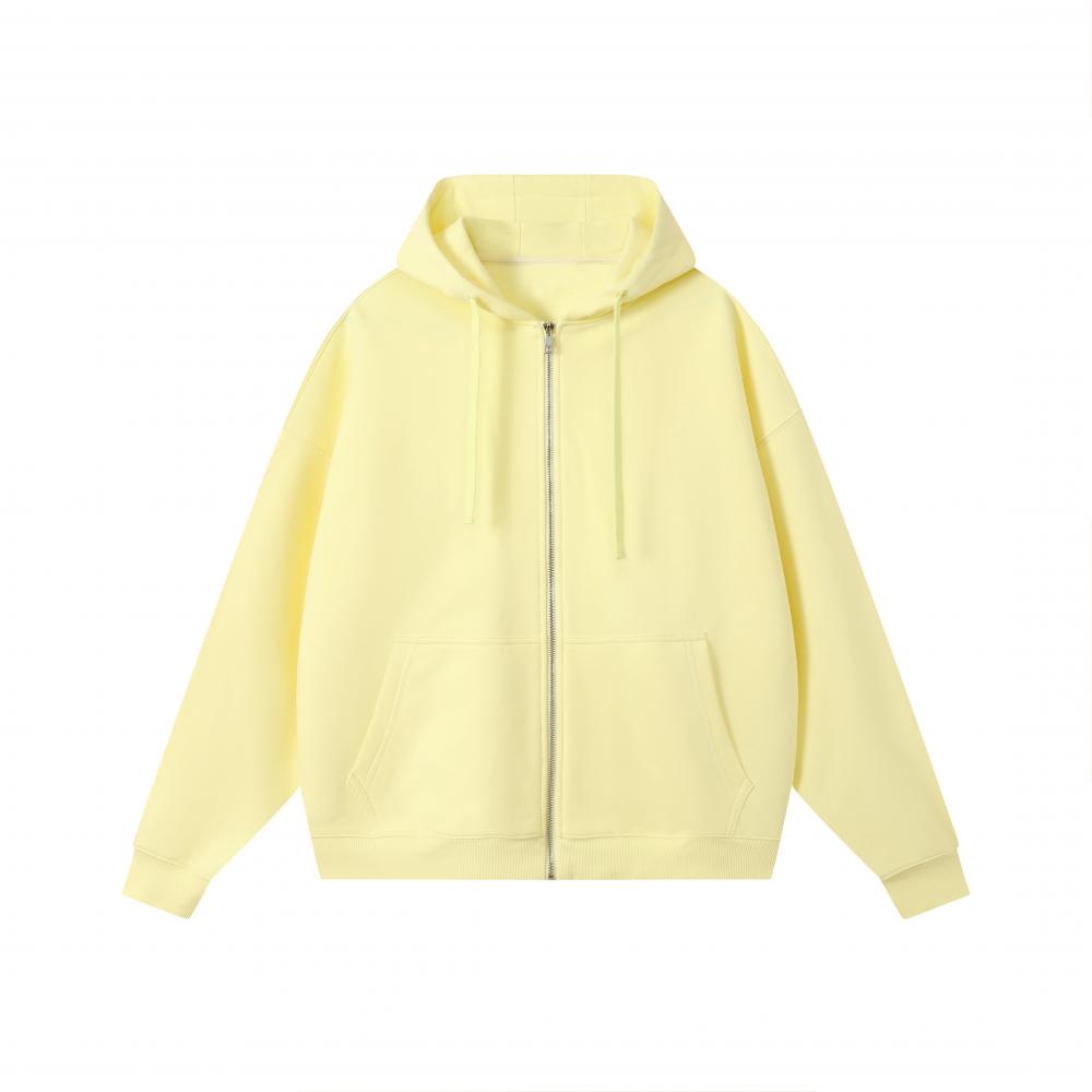 2318# Heavy National Trend Hooded Zipper/85% Cotton/380g