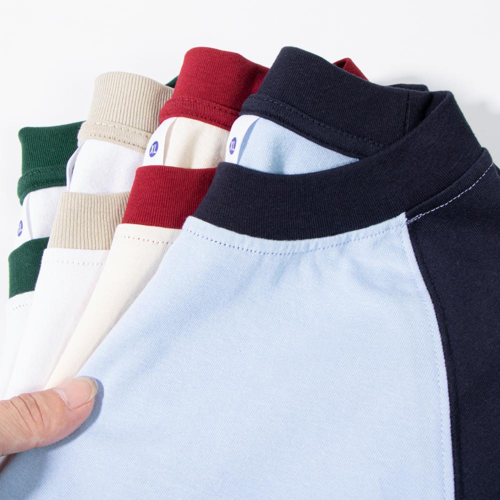 8619# Pure cotton trendy brand raglan long sleeves/250g