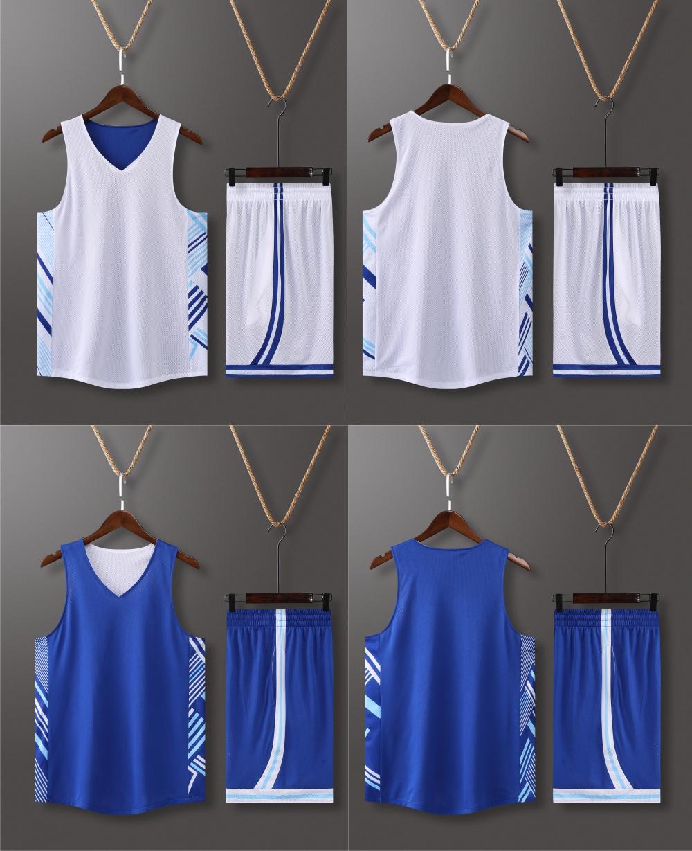 2026# American style double-sided basketball uniform