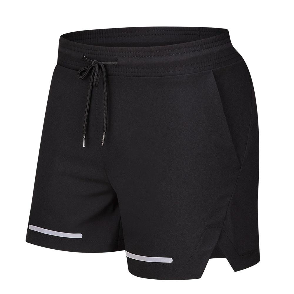 E307 four-sided elastic fabric running fitness marathon training sports reflective three-point shorts, table tennis pants, Liu Genghong same style, family sports for adults and children