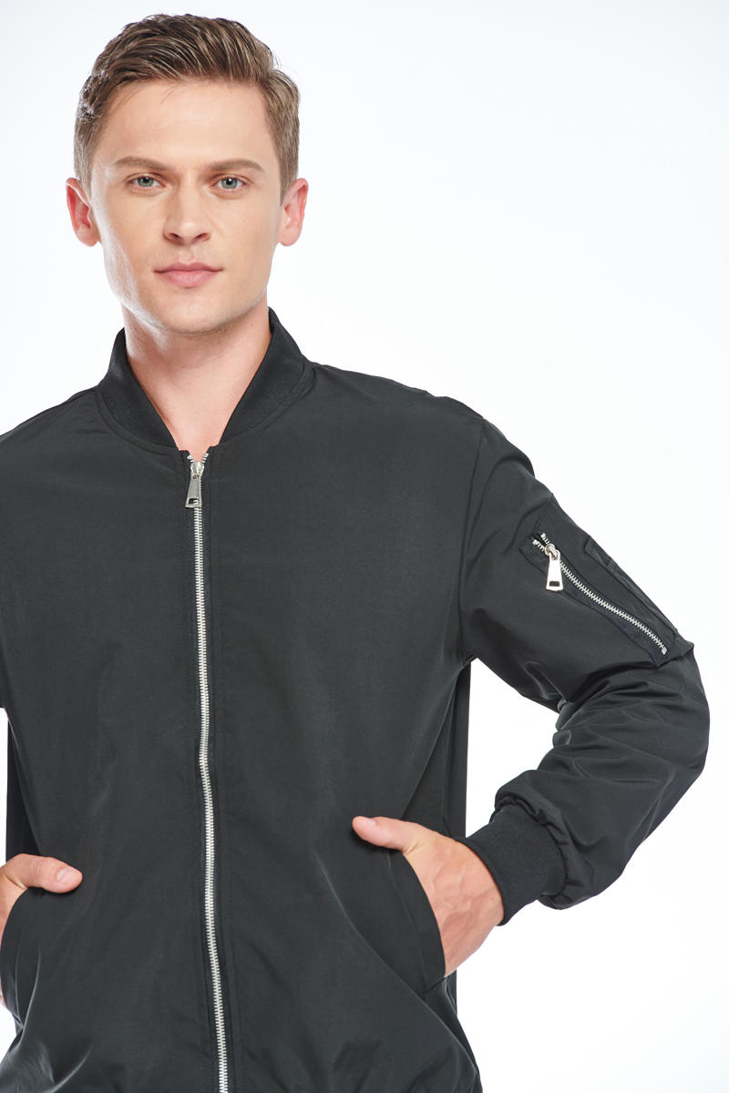 J21 flight jacket, single-layer stand-up collar jacket 21J