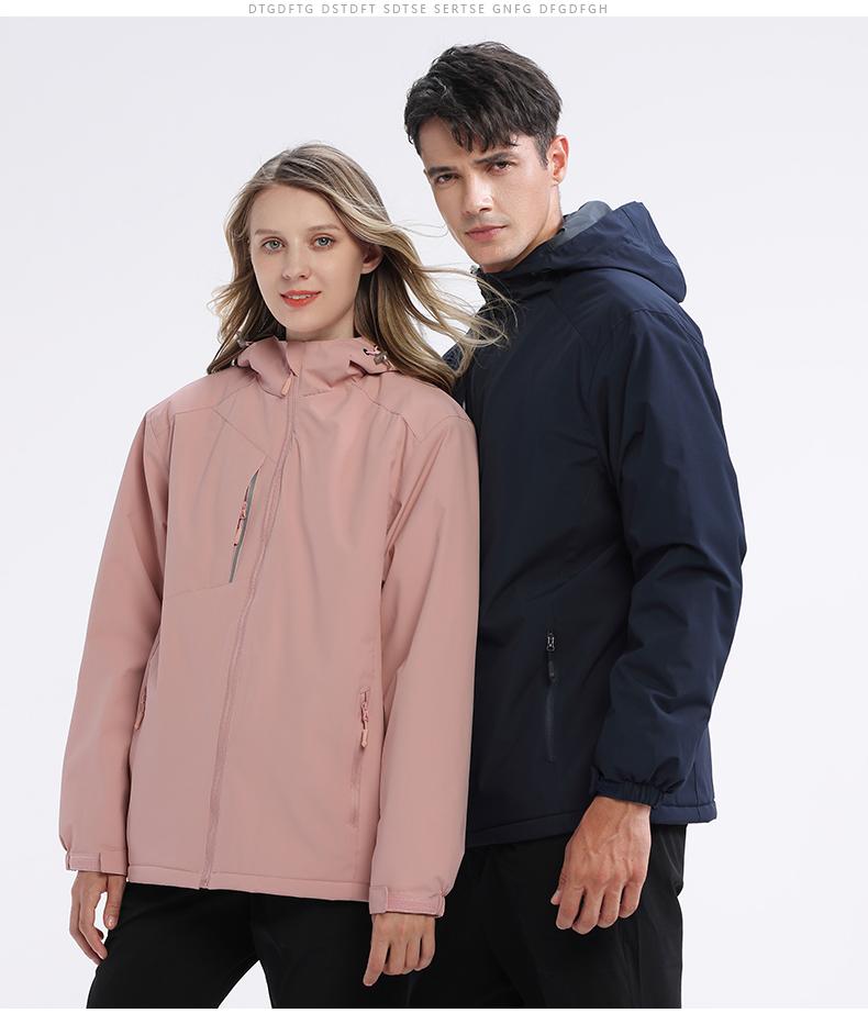 9D11 polar fleece solid color jacket