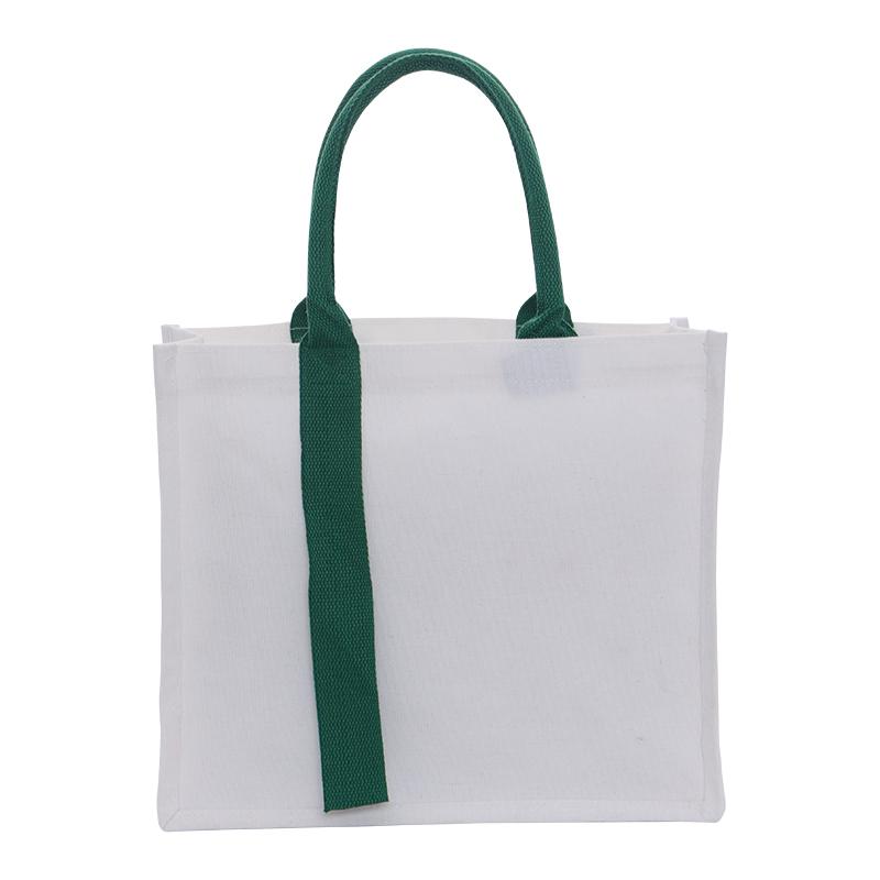 HZ023 Cultural and creative three-dimensional coated ribbon canvas bag