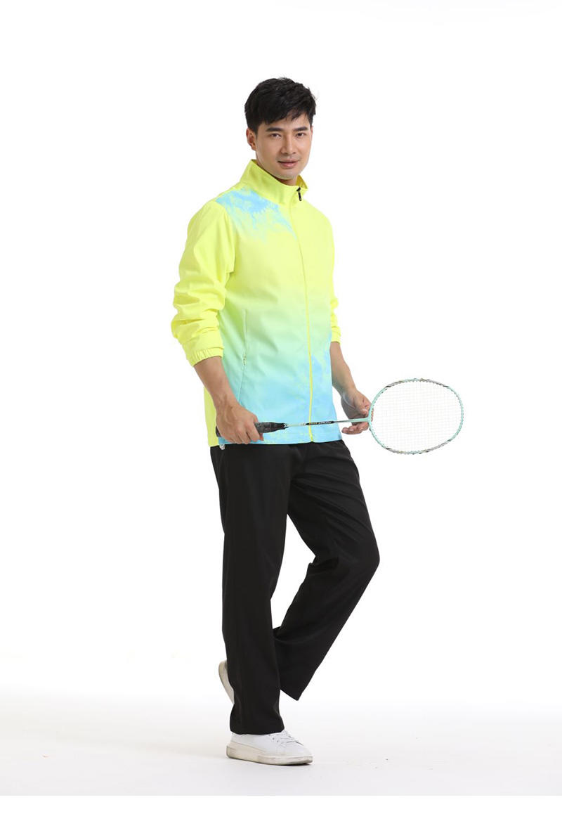 996083# top, 976291# trousers Men woven sports suit