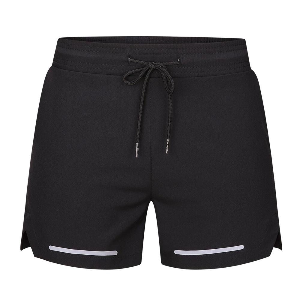 E307 four-sided elastic fabric running fitness marathon training sports reflective three-point shorts, table tennis pants, Liu Genghong same style, family sports for adults and children