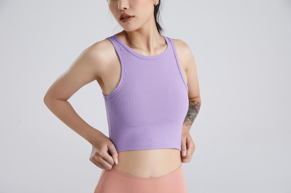 2107 Yoga Sports Vest Single Top (without bra)