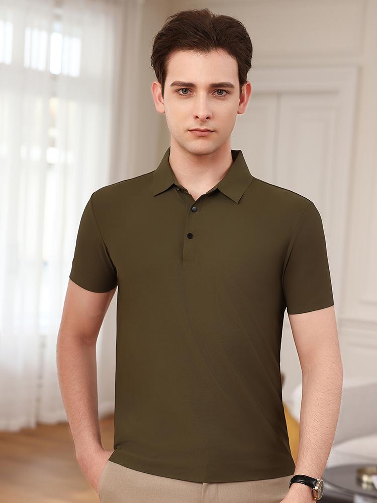 99200 Seamless Lapel Short Sleeve