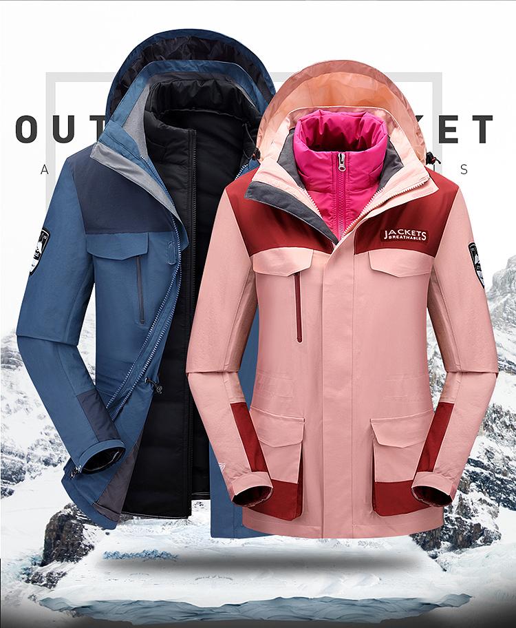 [2024 New Outdoor] 1903 Colorblock Couple Heat-sealed Jacket