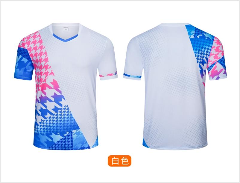 7902A men table tennis, badminton and volleyball tops, 7902B women and children clothing