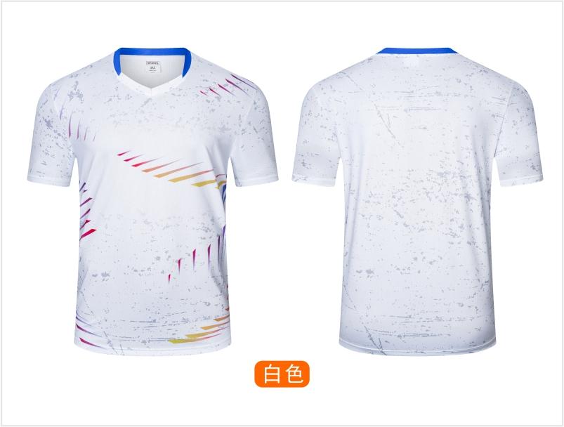 7905A men table tennis, badminton and volleyball tops, 7905B women and children clothing