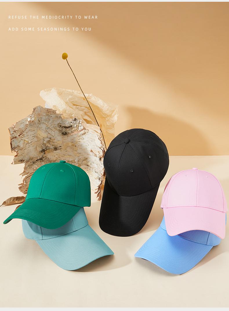 HZ164# High-end extended brim baseball cap