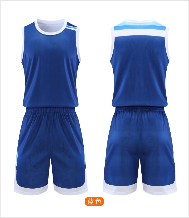 252# American basketball uniform with full body printing and double pockets