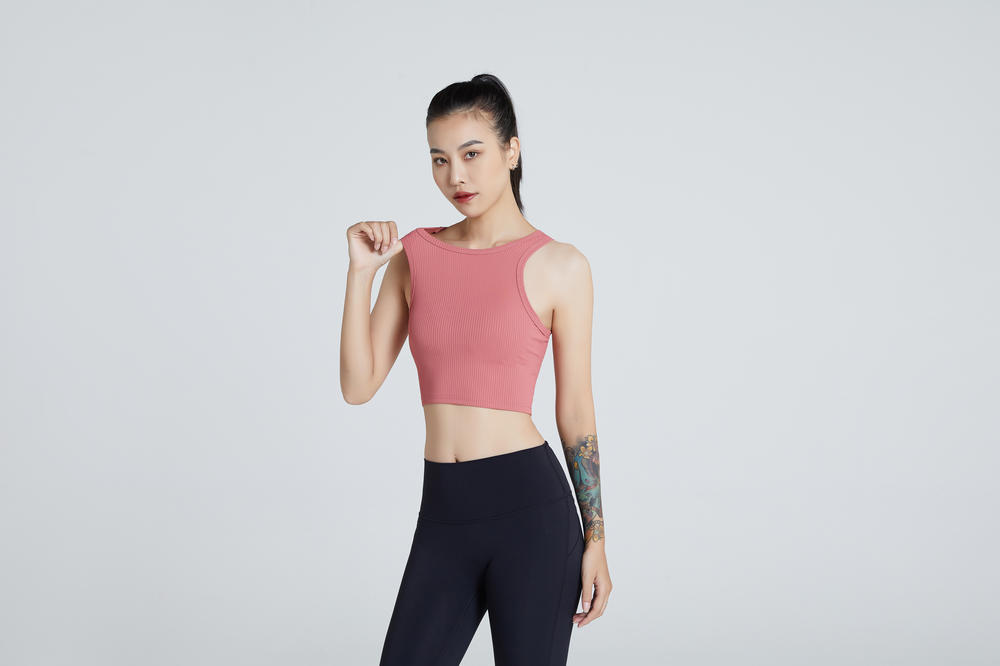 2107 Yoga Sports Vest Single Top (without bra)