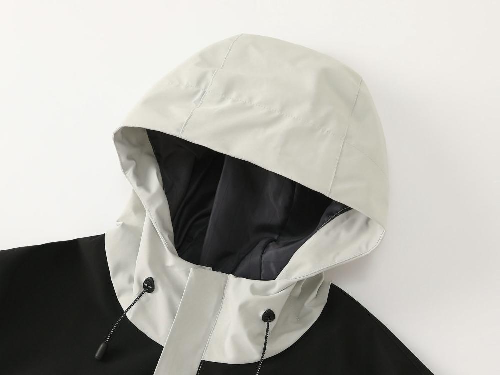 [2024 New Outdoor] 2401A#Waterproof zipper/anti-static/hooded solid color jacket/450g/YKK zipper