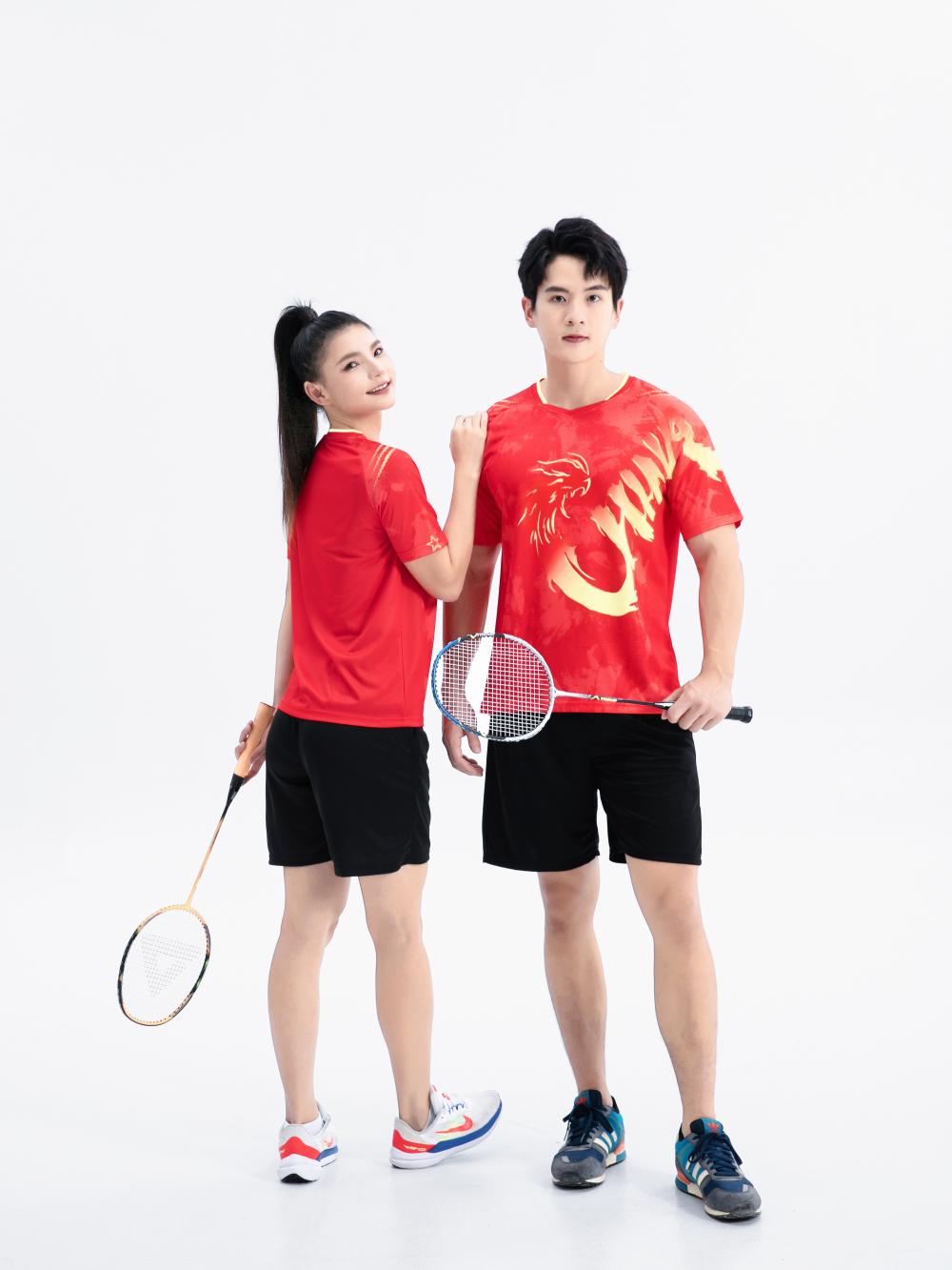 J-2027 Table tennis, badminton and volleyball tops, shorts, suits, Olympic Games uniforms