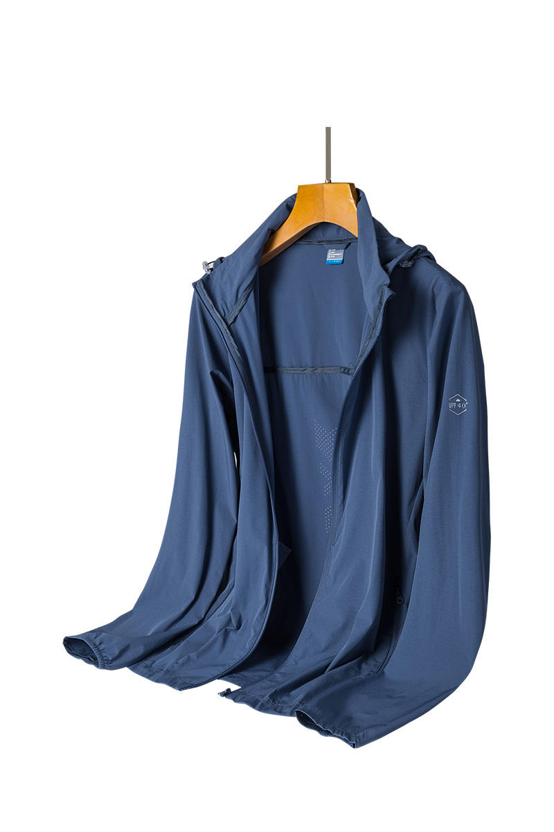 8066 Lightweight detachable hood windbreaker sunscreen skin coat