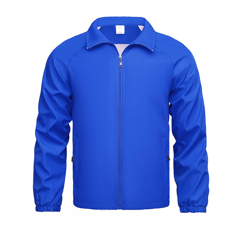 L4003# Double pocket zipper thin windbreaker jacket