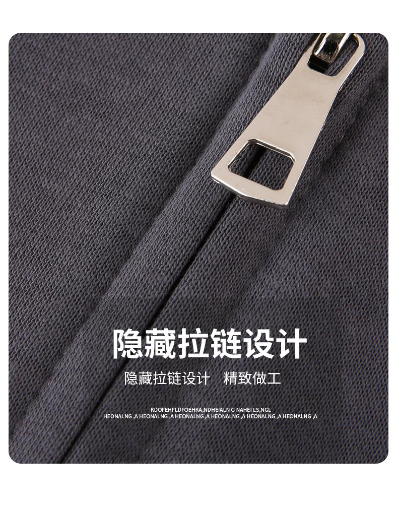 682# Fabric: Chinese cotton single zipper hooded