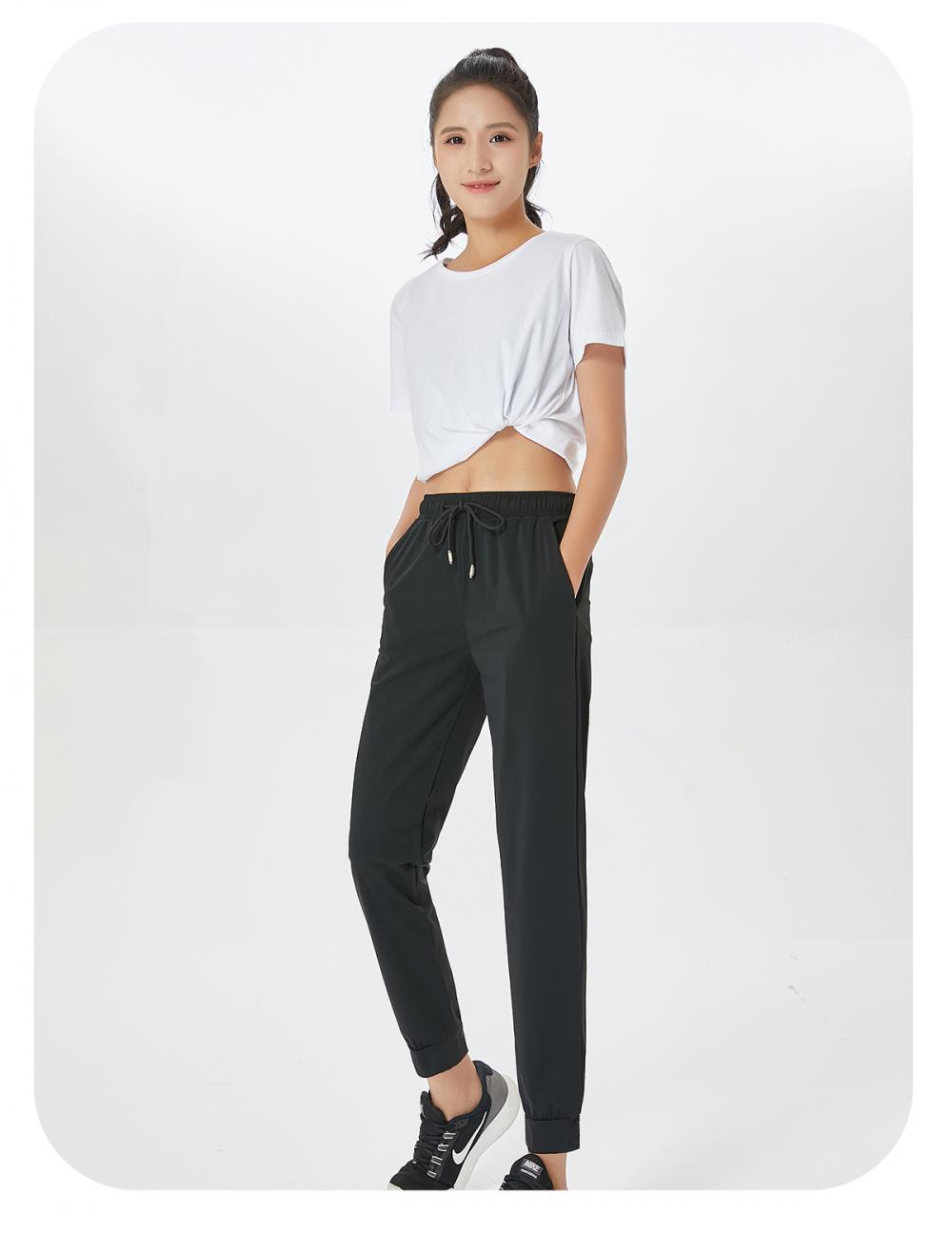 9214 Women Ice Silk Trousers (No Zipper)