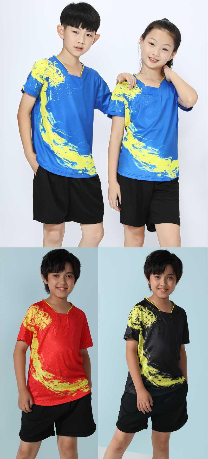 249# Men clothing, 349# Women + Children clothing Dragon Boat clothing Table tennis and badminton suits