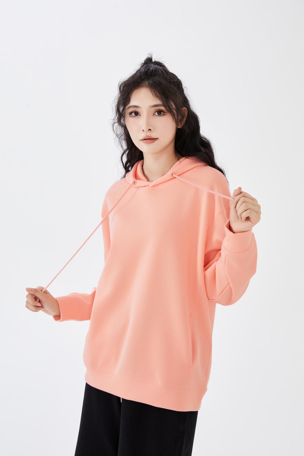 5168# Trendy brand drop shoulder pullover hoodie