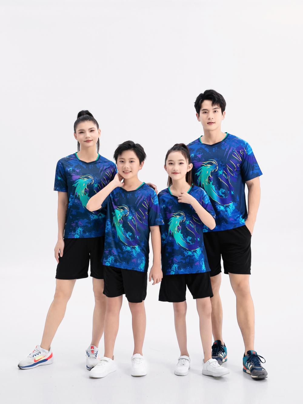 J-2027 Table tennis, badminton and volleyball tops, shorts, suits, Olympic Games uniforms