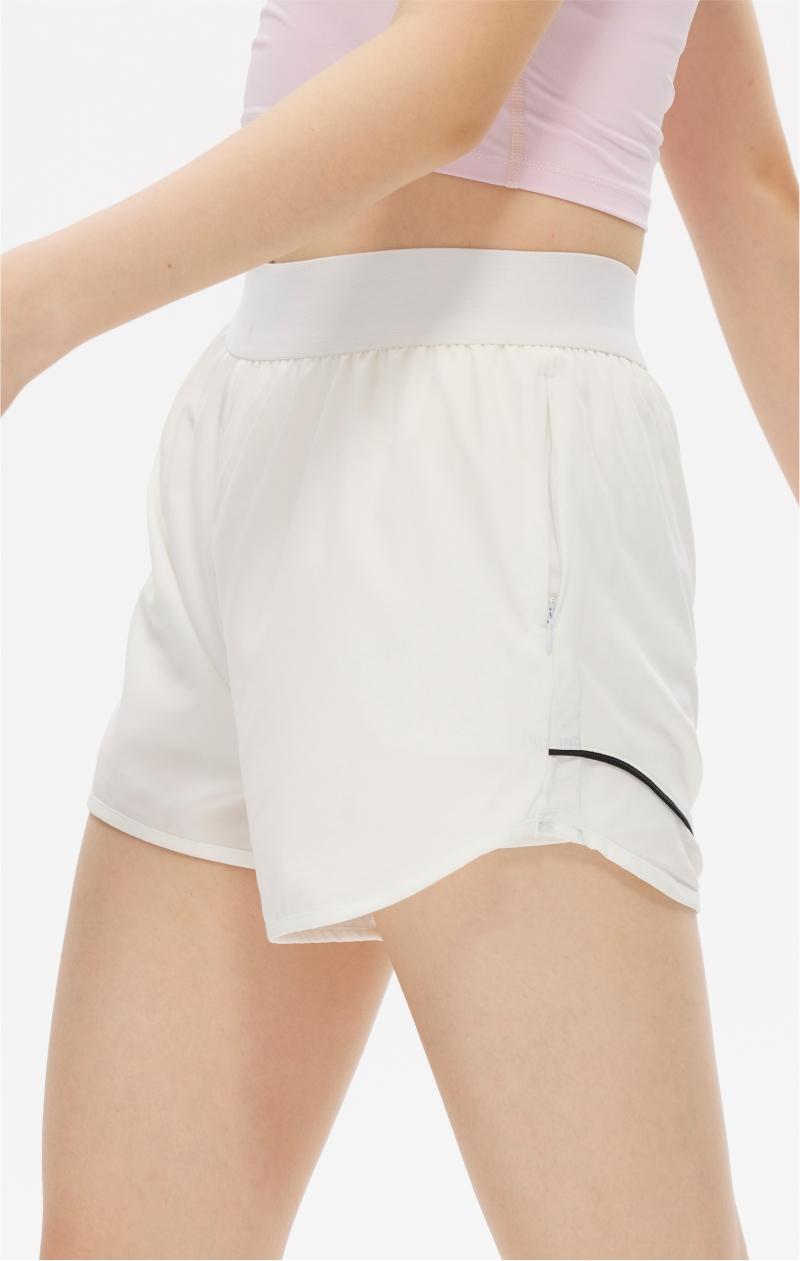 031# Women Double-layer Shorts Three-quarter Pants