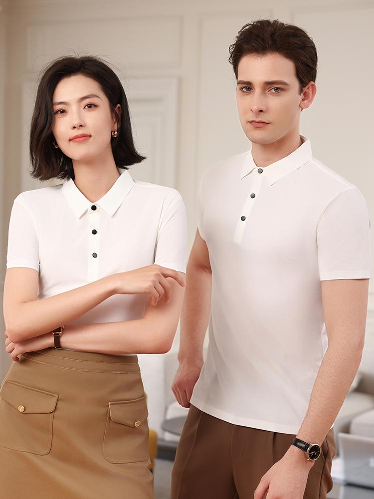 99200 Seamless Lapel Short Sleeve