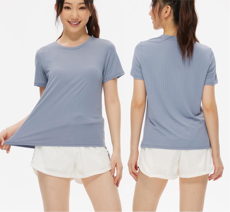 2115# Women elastic short-sleeved T-shirt