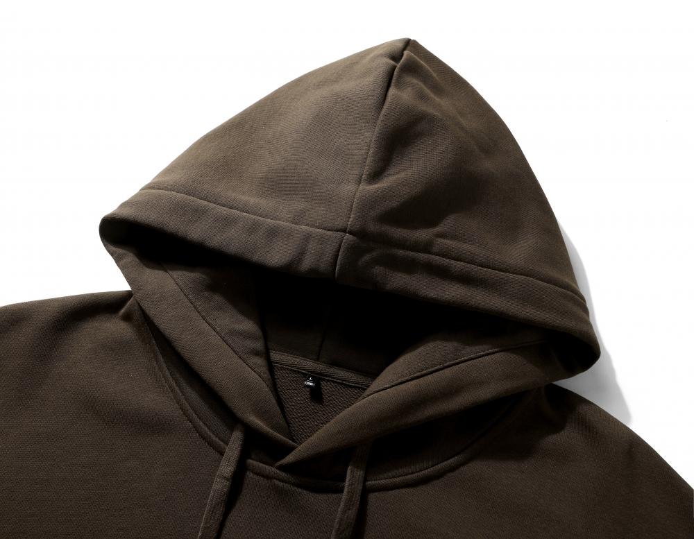 917# Large Terry Drop Shoulder Hooded Sweatshirt 350g