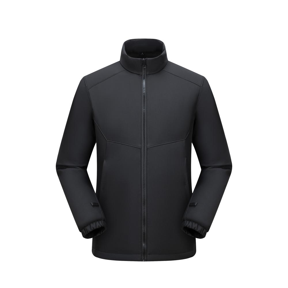 A6 style stand collar soft shell T800 composite fleece jacket, YKK zipper [main model]