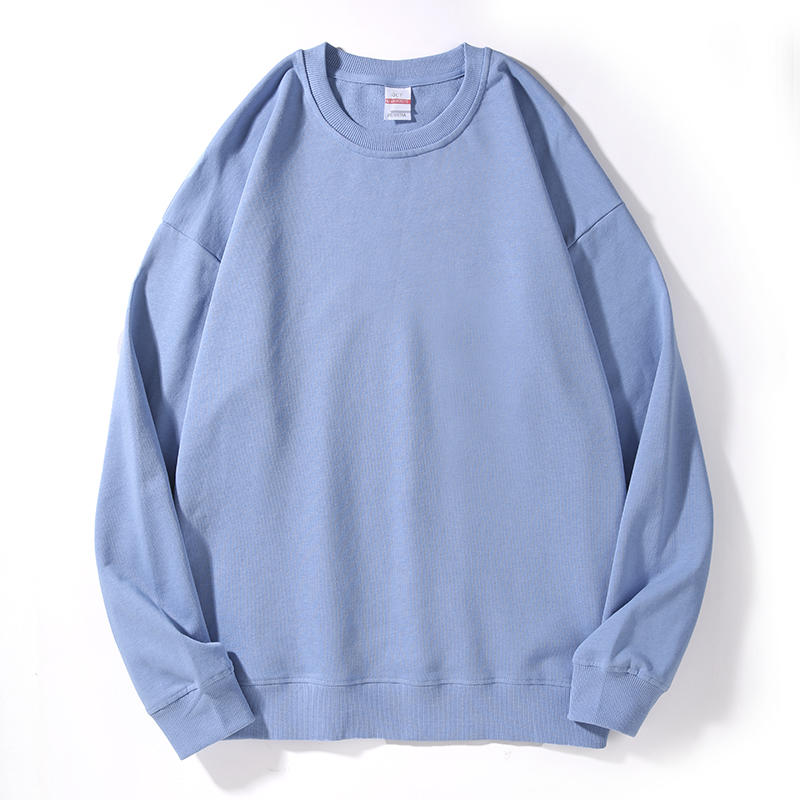 F-027#300g drop shoulder round neck sweatshirt