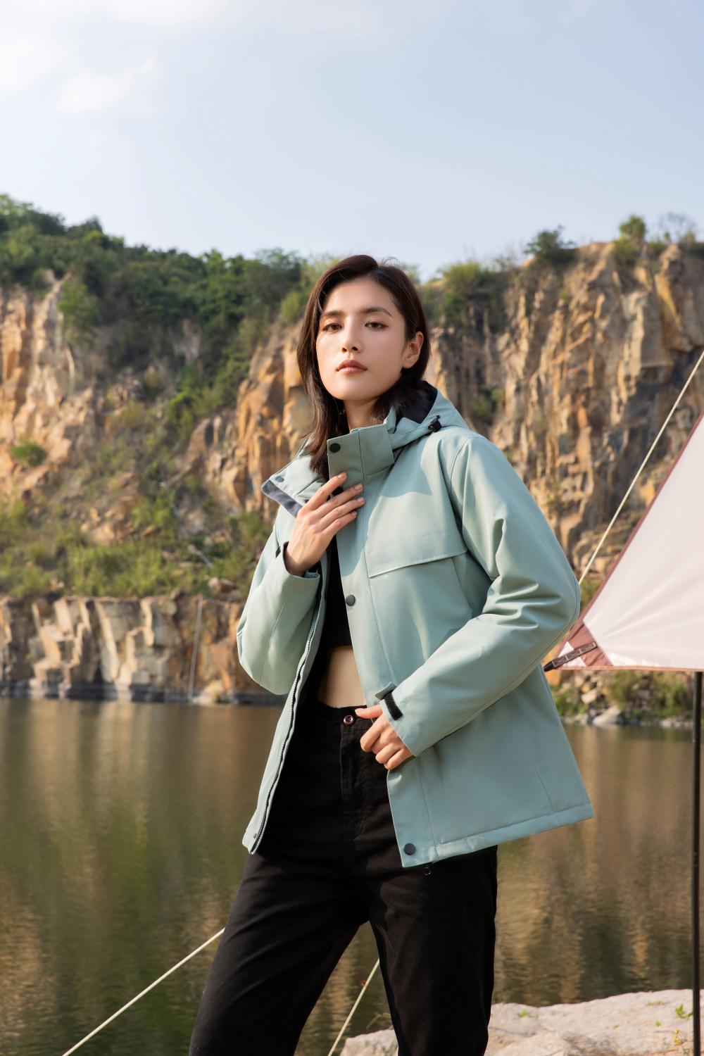 3066 one-piece single-layer thickened jacket (main model in stock) single-layer high-end model