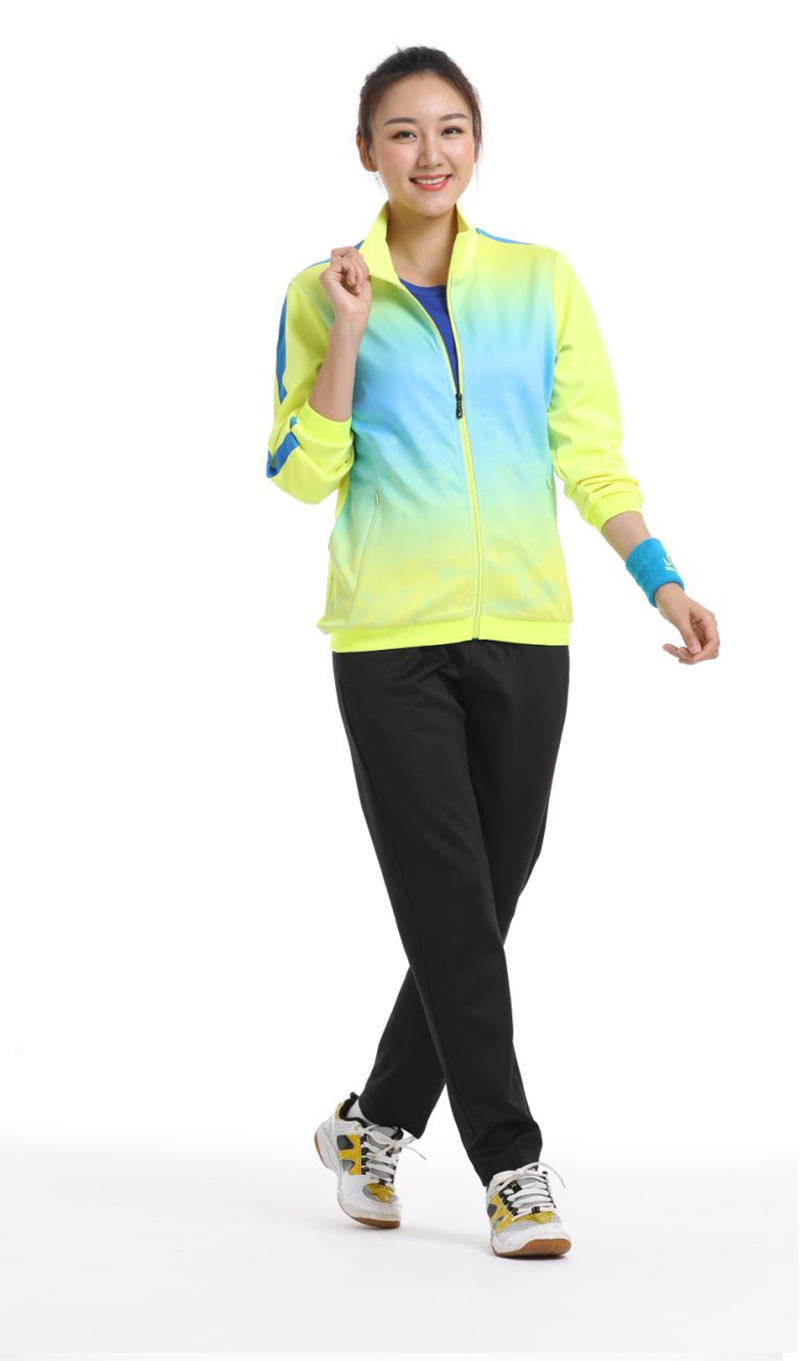 996082# Tops/996282# Pants Women knitted sports suit