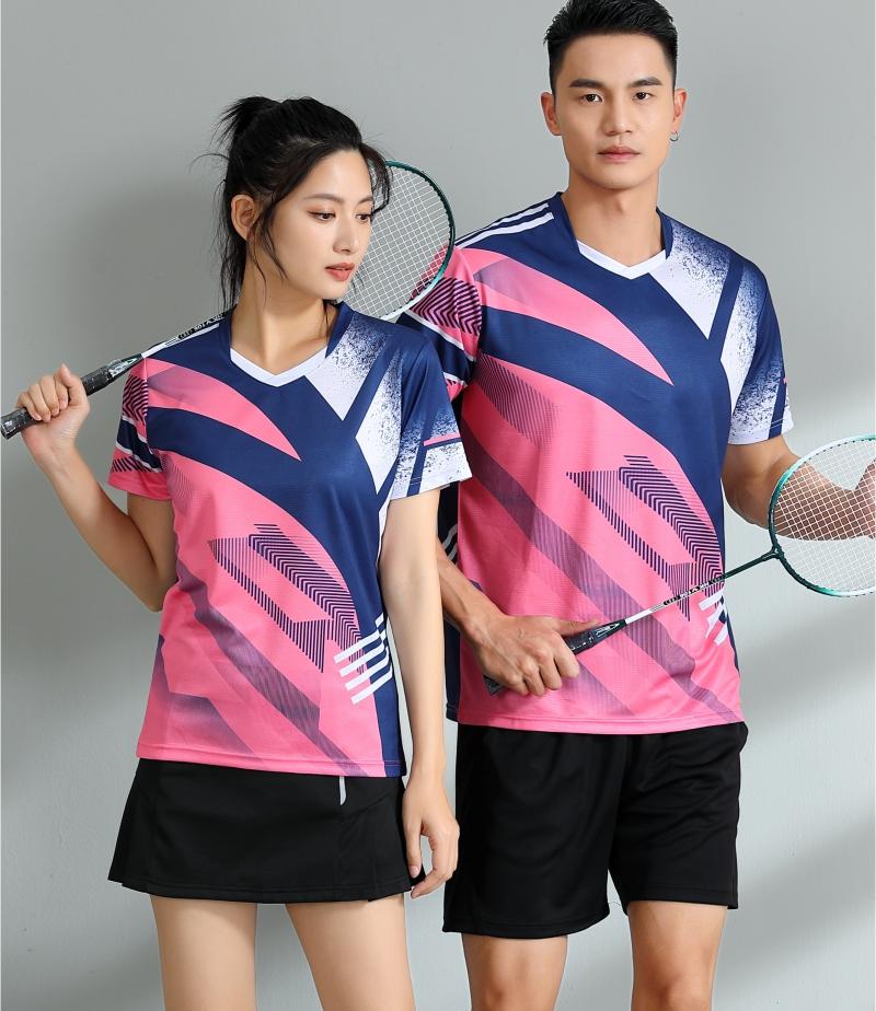 7506A men table tennis, badminton and volleyball tops, 7506B women and children clothing