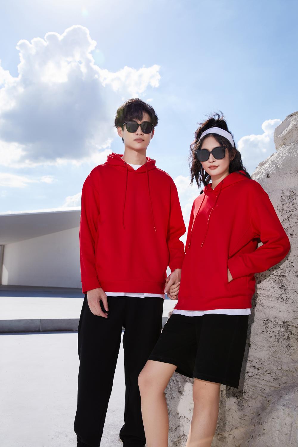 5168# Trendy brand drop shoulder pullover hoodie